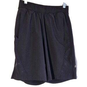 Champion Black Shorts Mens Size‎ Small Pockets Drawstring Technical Fabric